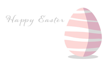 Easter Egg Background. Modern Cartoon Easter Decoration Illustration Design. Easter website banner or wallpaper