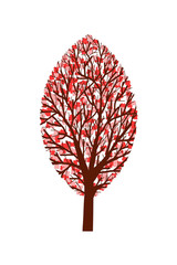 Leaf shaped Tree