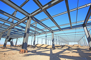 Naklejka premium steel structure