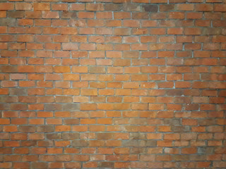 Naklejka premium old red brick wall texture.