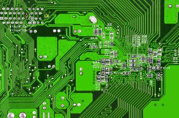 Circuit board background.