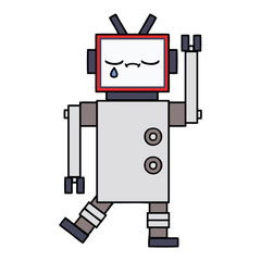 cute cartoon robot