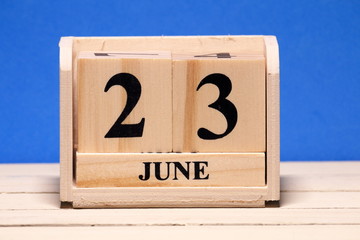 六月のカレンダー