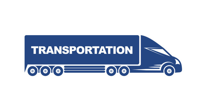 Transportation logo truck
