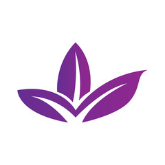 Isolated lotus flower icon. Spa logo. Vector illustration design