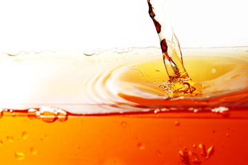 tea drink droplet background