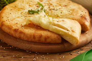Pie with potato and cheese