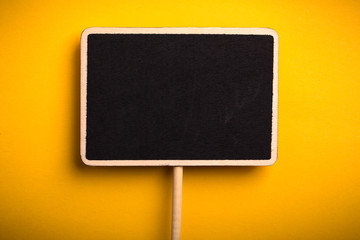 Blank Blackboard Sign Board Isolated