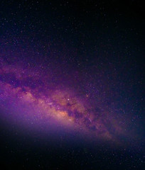 Milky Way galaxy,starry night
