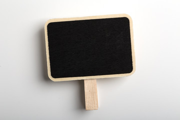 Blank Blackboard Sign Board Isolated