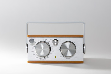 Fototapeta premium Vintage Radio Receiver. radio dial.