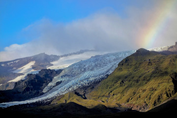 Glacier and Rainbow