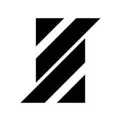 S, AA, LL initials geometric letter company logo