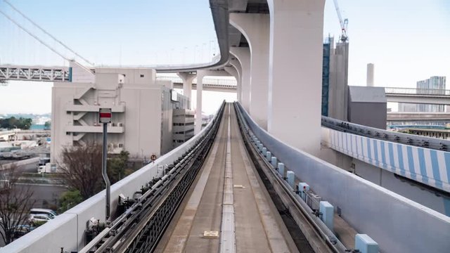 新交通システム　タイムラプス