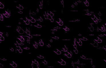 Abstract Glowing Shape Outlines Background Tabloid 11x17 13