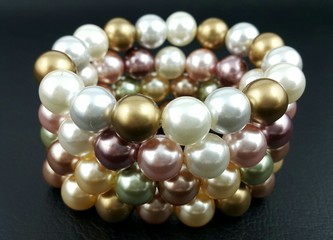 Pearl bracelet shiny for women jewelry