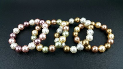Pearl bracelet shiny for women jewelry