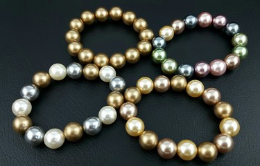 Pearl bracelet shiny for women jewelry