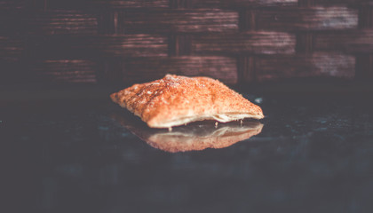 Typical Brazilian chip cookies "biscoito sete capas" Bahia, Brazil.