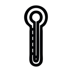 glass thermometer icon