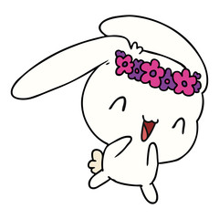 cartoon kawaii cute furry bunny