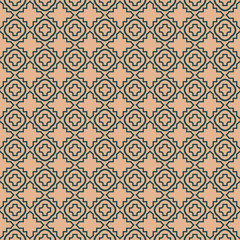 Seamless Geometric Backgrounds. Vector Illustration. Hand Drawn Wrap Wallpaper, Cover Fabric, Cloth Textile Design. Beige color