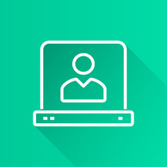 Management consulting - vector icon for graphic and web design.