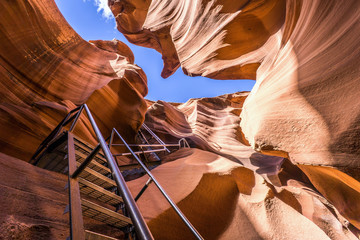 Lower Antelope Canyon Ladder Entrance - Page, Arizona © James Kelley