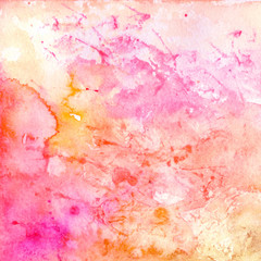 Abstract watercolor paper splash shapes isolated drawing. Illustration aquarelle for background.