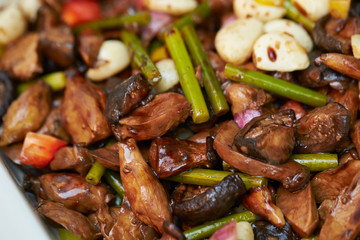 meat with vegetables