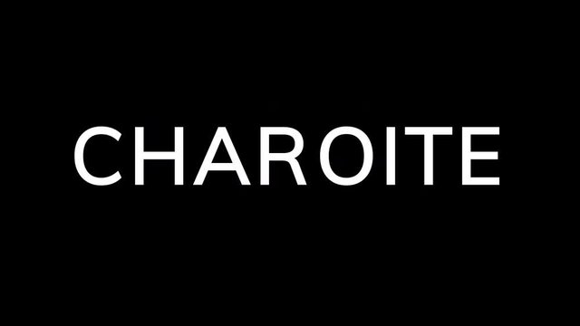 From the Glitch effect arises  CHAROITE. Then the TV turns off. Alpha channel Premultiplied - Matted with color black