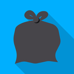 Vector design of dump  and sort symbol. Set of dump  and junk stock symbol for web.