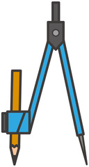 コンパスのイラスト