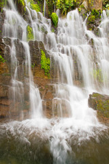 Fototapeta na wymiar Juayua waterfall Ruta de Las Flores El Salvador 
