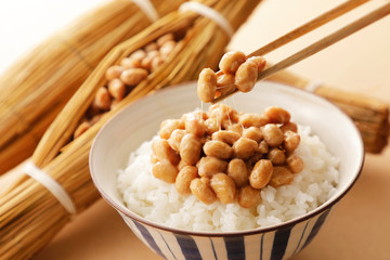 納豆　Japanese food Natto
