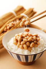 納豆　Japanese food Natto