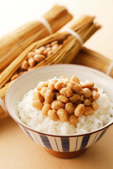 納豆　Japanese food Natto