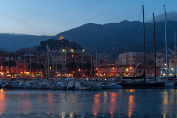 Italian Riviera, Sanremo by night