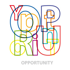 Vector opportunity. Broken text