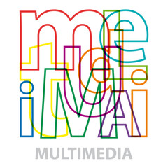 Vector multimedia. Broken text