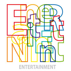 Vector Entertainment. Broken text