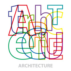 Vector architecture. Broken text