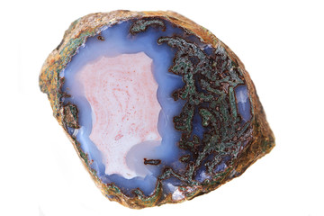 czech agate mineral gem isolated