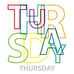 Vector thursday. Broken text