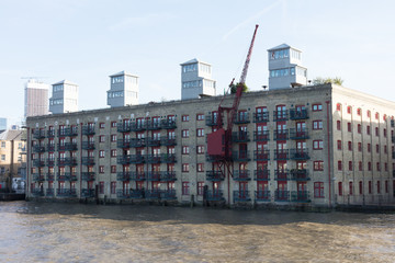 Renovated industrial building along the Thames