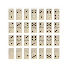 The game of dominoes.
