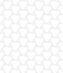 Seamless vector ornament. Modern background. Geometric modern light pattern