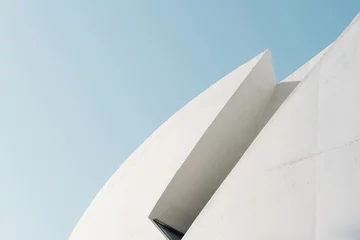 Minimalistische Architekturfassaden blauer Hintergrund © Pixasquare