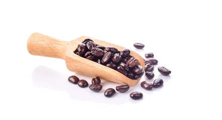 Coffee Beans on white background.