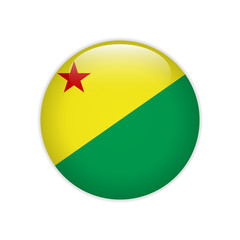 Fototapeta premium Flag Bandeira do Acre on button